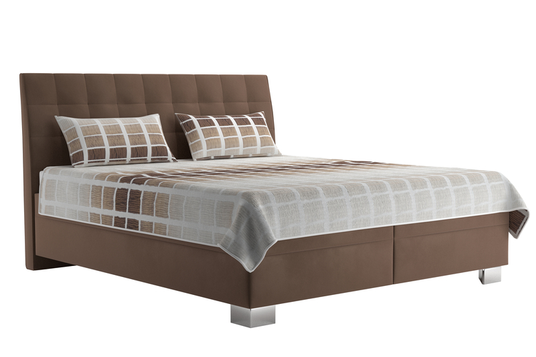 SANATY posteľ bez matracov s prehozom a dek.van. /VÝBER Z ROZMEROV š.160/š.180cm
