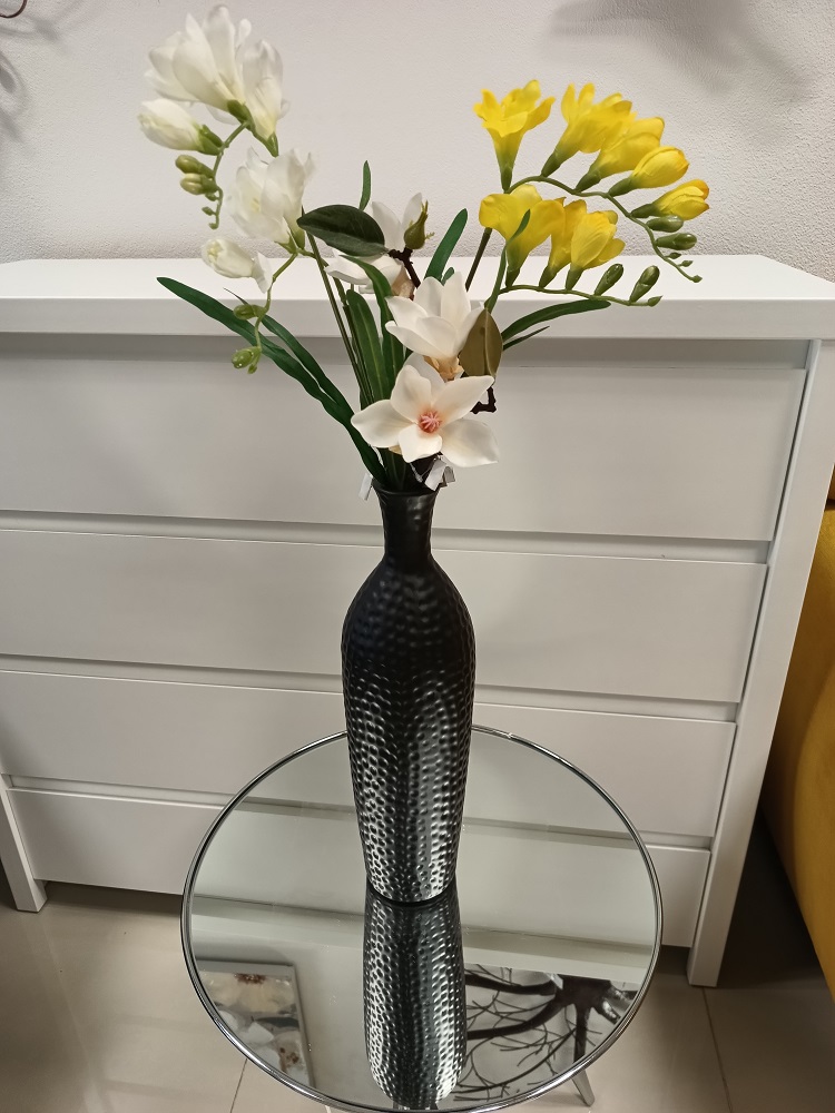 Váza keramická čierna 820 v.38cm