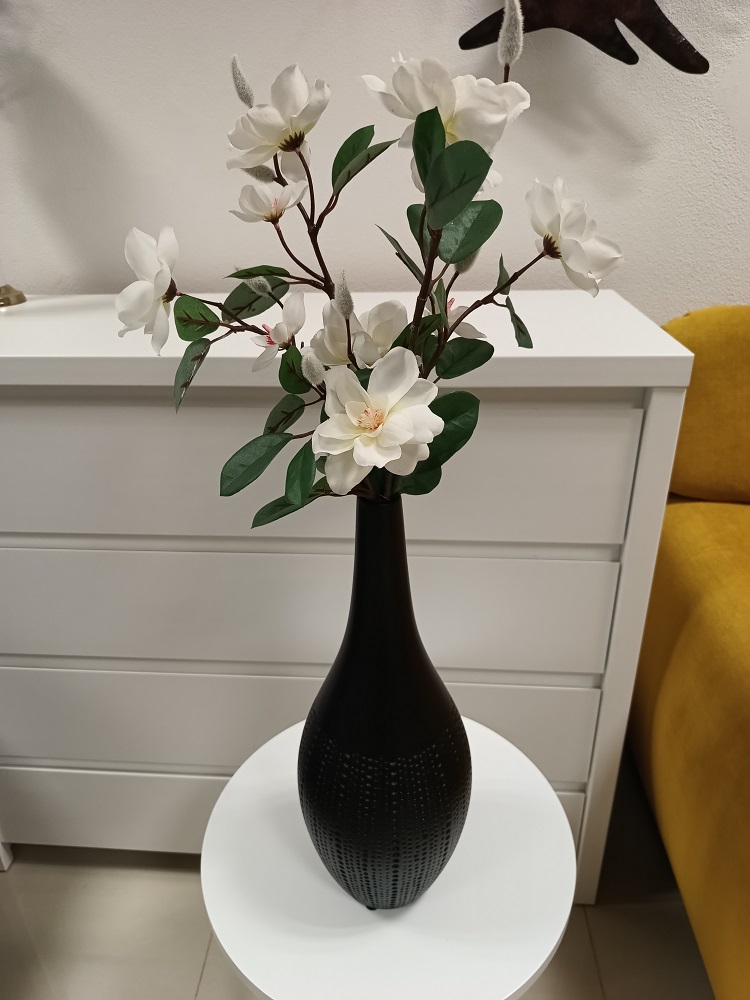 Váza keramická čierna 821 v.45cm