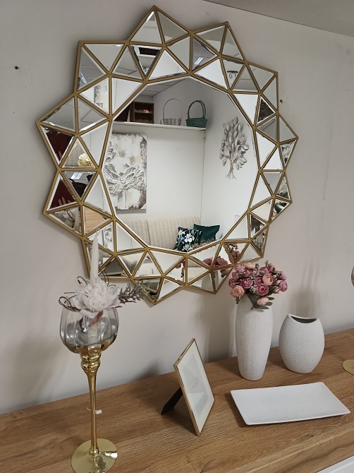 Zrkadlo na stenu style - 90x90cm